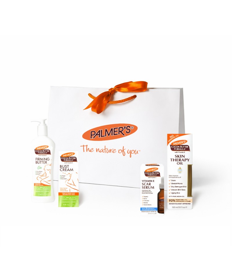 Palmer's Комплект за след раждане против стрии + луксозен подаръчен плик 