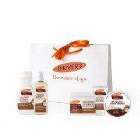 Palmer's Комплект продукти с кокосово масло за тяло и ръце + луксозен подаръчен плик 