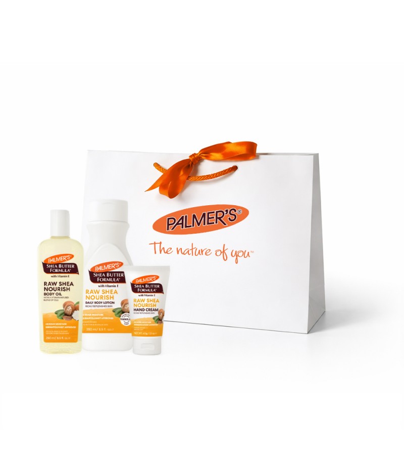 Palmer's Комплект продукти с шеа за тяло и ръце + луксозен подаръчен плик 