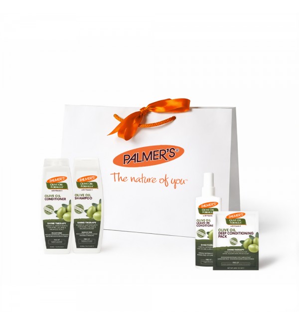 Palmer's Комплект продукти със зехтин за коса  + луксозен подаръчен плик 