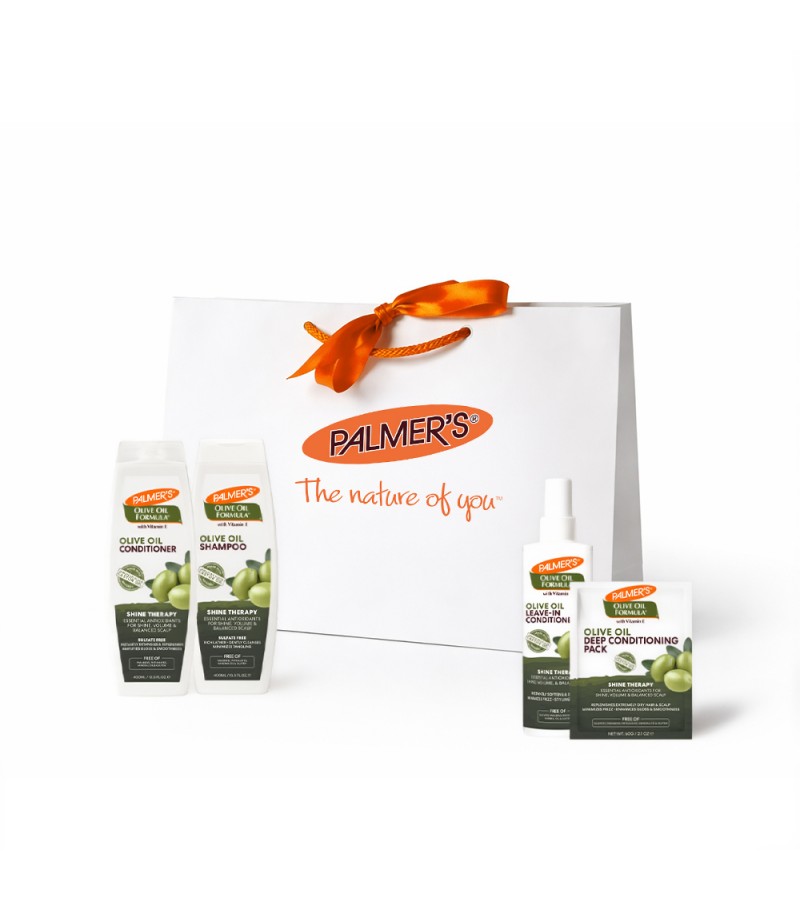 Palmer's Комплект продукти със зехтин за коса  + луксозен подаръчен плик 