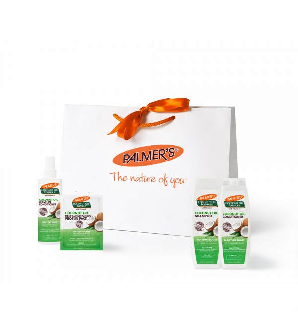 Palmer's Комплект продукти с кокосово масло за коса  + луксозен подаръчен плик 