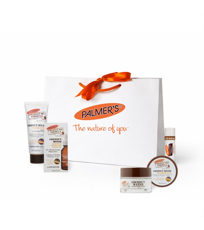 Palmer's Комплект продукти за лице и устни  + луксозен подаръчен плик 