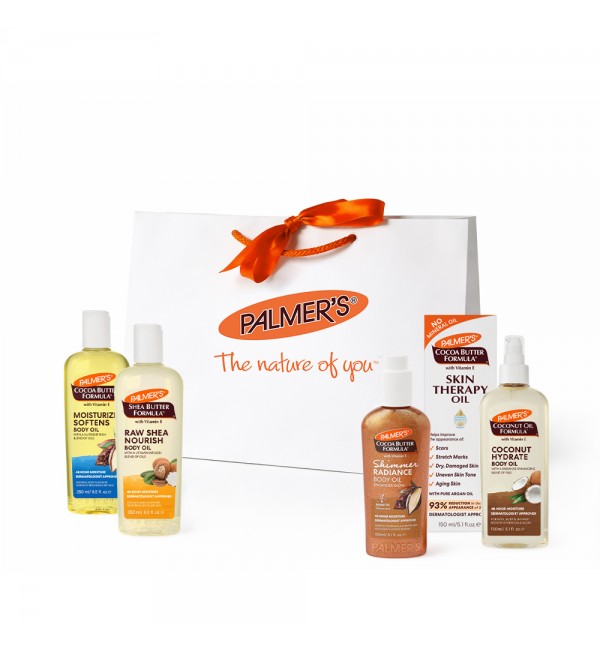 Palmer's Комплект олиа за тяло  + луксозен подаръчен плик 