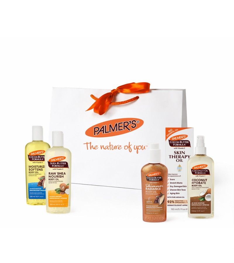 Palmer's Комплект олиа за тяло  + луксозен подаръчен плик 